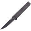 CRKT CEO Microflipper Black D2 Black Aluminum 7081D2K