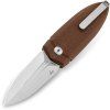 bestech knives ququ satin sandvik brown g10