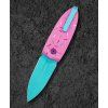 bestech knives ququ g10 pink sprinkle pattern 1