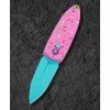 bestech knives ququ g10 pink sprinkle pattern