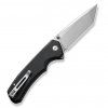 civivi button lock brazen stonewash sandvik tanto black g10