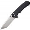 civivi button lock brazen stonewash sandvik tanto black g10