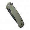 civivi button lock brazen black sandvik tanto green g10