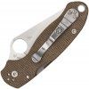 spyderco para 3 cpm cru wear brown micarta