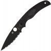 spyderco native chief lightweight black spyderedge black bd1n