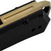 tekto knives f1 alpha black d2 black g10 bronze 1