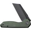 civivi exone flipper blackwash nitrov green micarta