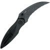 bestech knives mantidae blackwash serrated sandvik black micarta