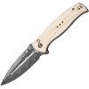 Civivi Incindie Damascus Ivory G10