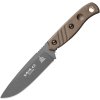 Tops Baja 4.5 Gray 1095HC Green Micarta
