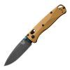 benchmade bugout burnt brass aluminum