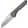 Civivi Nugz Satin Sandvik Green Micarta