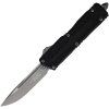 Microtech Scarab II Gen III Apocalyptic Plain Black Aluminum