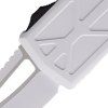 microtech exocet storm white tanto white aluminum