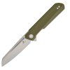 bestechman dundee sheepfoot stonewash magnacut green g10