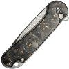 civivi elementum ii button lock damascus golden carbon