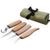 BEAVERCRAFT Basic Wood Carving Knives Set in Tool Roll