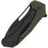 sog bulwark black d2 green micarta