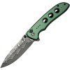 Civivi Hyperpulse Damascus Green Aluminum C23087A-DS1