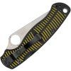 spyderco para military 2 satin magnacut yellow black g10