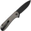 civivi elementum ii buttonlock blackwash nitrov gray aluminum