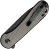 civivi elementum ii buttonlock blackwash nitrov gray aluminum