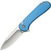 Civivi Elementum II ButtonLock Satin NitroV Blue Aluminum C18062P-D2