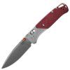 benchmade bugout 535 09 gray aluminium redstone richlite