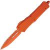 Microtech Auto Combat Troodon F/S Delta Frag Orange OTF