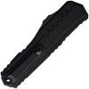 microtech cypher ii black dagger black aluminum
