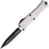 Microtech Hera II Mini TwoTone Dagger Silver Aluminum