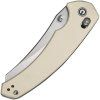 civivi sixgill satin nitrov ivory g10