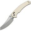 Civivi Sixgill Satin NitroV Ivory G10