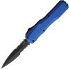 Kershaw Auto Livewire Black Serrated DoubleEdge MagnaCut Blue Aluminum