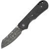 Civivi Crabby Damascus Carbon Fiber