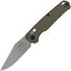 kershaw bel air clippoint stonewash magnacut olive micarta