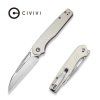 civivi guile front flipper thumb hole knife ivory g10 handle 325 satin finished 14c28n blade c24062b 3 7832198 700x