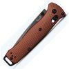 0121776 benchmade bailout 537sbk 07 burnt copper aluminum tanto serrated