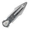 bestech knives ika dagger bt2602a satin m390 gray titanium silver marble carbon