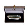 0124125 muela folding micarta green damascus bx 9gdx