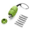 lionsteel eggie keychain multitool aluminum green eg agr