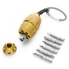 lionsteel eggie keychain multitool aluminum bronze eg abr