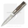 Mikov Antler Damascus Predator
