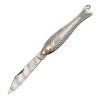 Stříbrná rybička damascus 130-DS-1