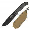 ESEE Model 6 Plain Black Sheath Brown