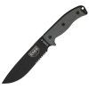 ESEE Model 6 Serrated Black Sheath Brown