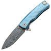 Lionsteel ROK Damascus Blue