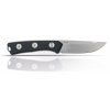 ACTA NON VERBA P200 Mk.II - STONEWASH, PLAIN EDGE, LEATHER SHEATH